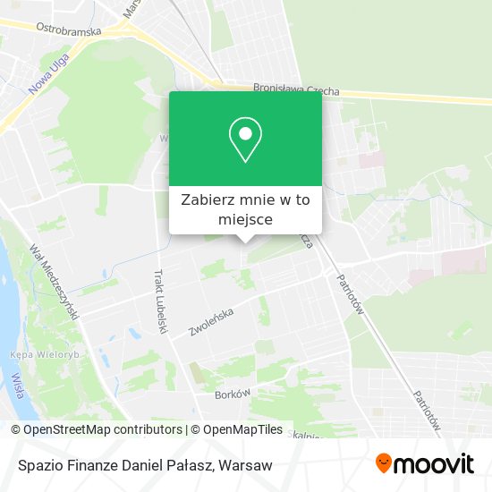 Mapa Spazio Finanze Daniel Pałasz