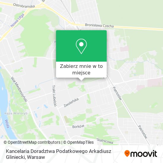 Mapa Kancelaria Doradztwa Podatkowego Arkadiusz Gliniecki