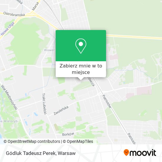 Mapa Gódluk Tadeusz Perek