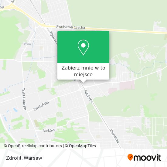 Mapa Zdrofit