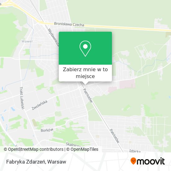 Mapa Fabryka Zdarzeń