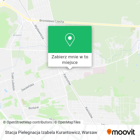 Mapa Stacja Pielegnacja Izabela Kurantowicz