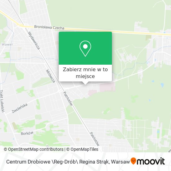 Mapa Centrum Drobiowe \Reg-Drób\ Regina Strąk