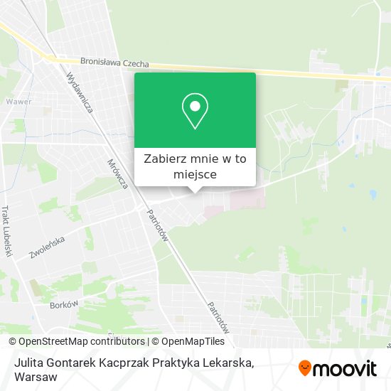 Mapa Julita Gontarek Kacprzak Praktyka Lekarska