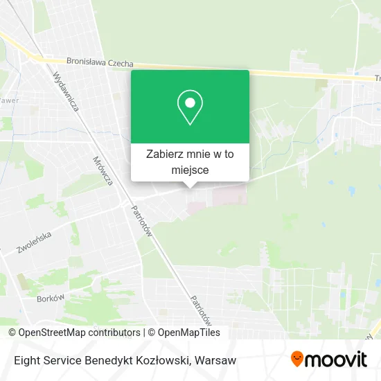 Mapa Eight Service Benedykt Kozłowski