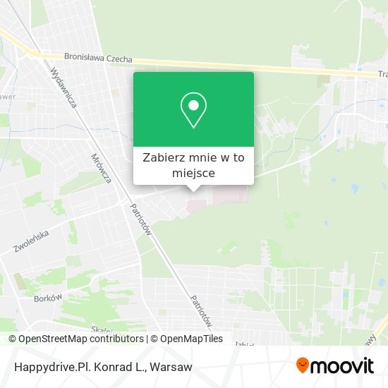 Mapa Happydrive.Pl. Konrad L.