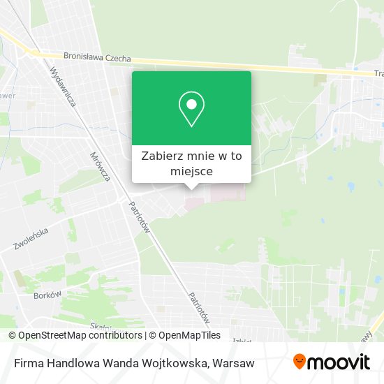 Mapa Firma Handlowa Wanda Wojtkowska