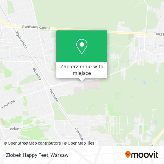 Mapa Zlobek Happy Feet