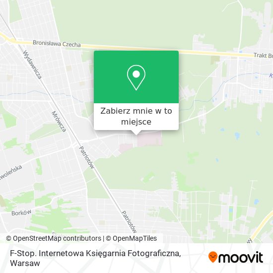 Mapa F-Stop. Internetowa Księgarnia Fotograficzna