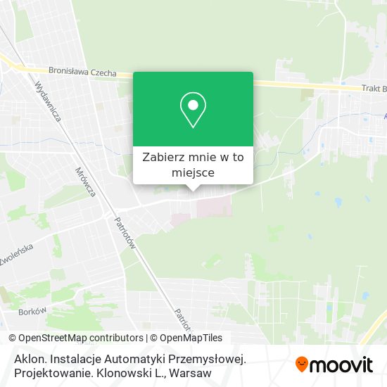 Mapa Aklon. Instalacje Automatyki Przemysłowej. Projektowanie. Klonowski L.