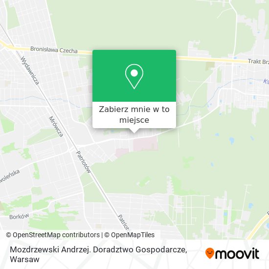 Mapa Mozdrzewski Andrzej. Doradztwo Gospodarcze