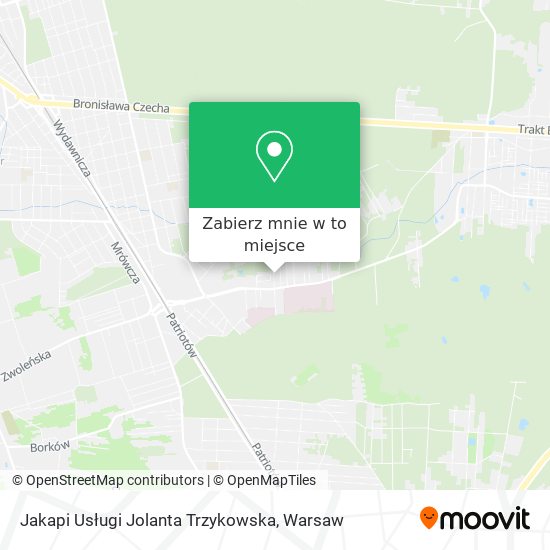 Mapa Jakapi Usługi Jolanta Trzykowska