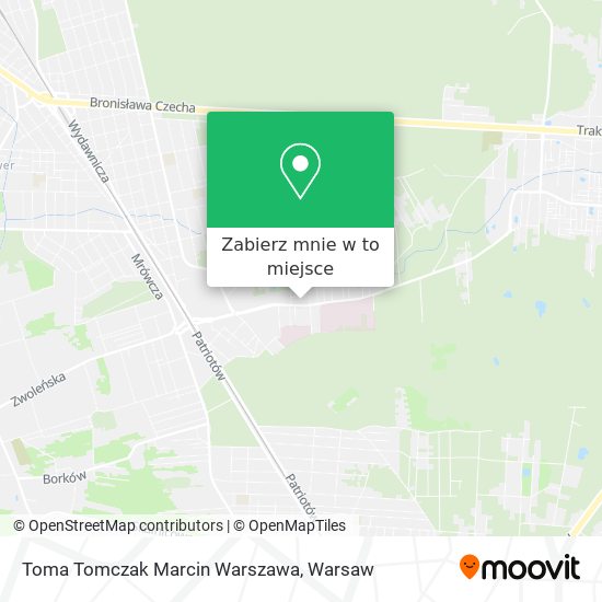 Mapa Toma Tomczak Marcin Warszawa