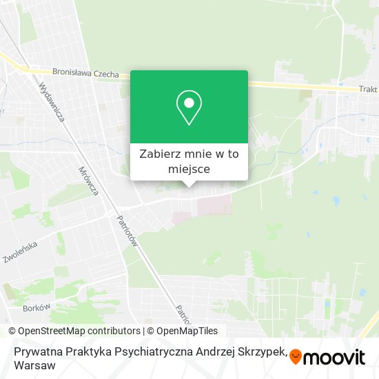 Mapa Prywatna Praktyka Psychiatryczna Andrzej Skrzypek