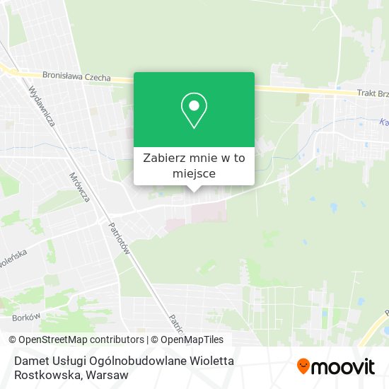 Mapa Damet Usługi Ogólnobudowlane Wioletta Rostkowska