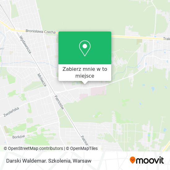 Mapa Darski Waldemar. Szkolenia