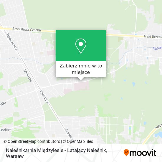 Mapa Naleśnikarnia Międzylesie - Latający Naleśnik