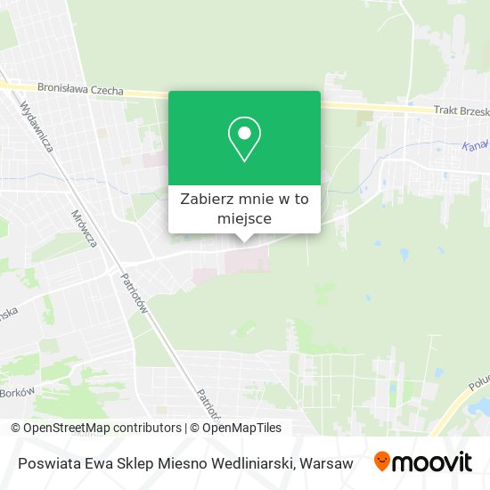 Mapa Poswiata Ewa Sklep Miesno Wedliniarski