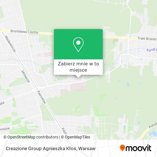 Mapa Creazione Group Agnieszka Kłos