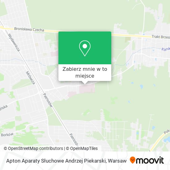 Mapa Apton Aparaty Słuchowe Andrzej Piekarski