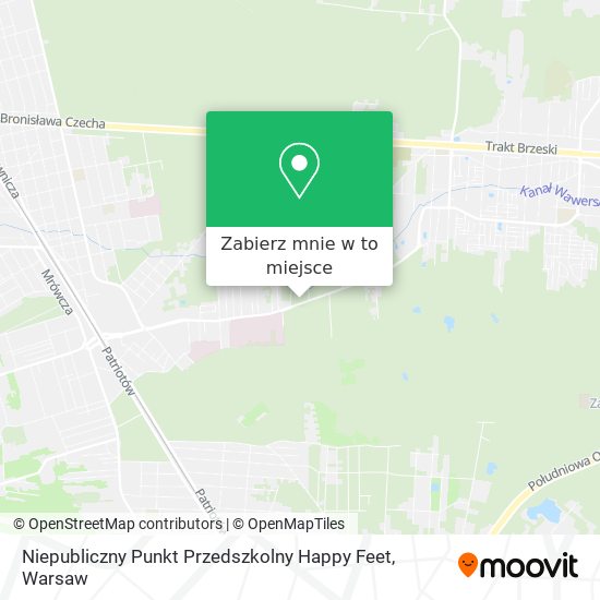 Mapa Niepubliczny Punkt Przedszkolny Happy Feet