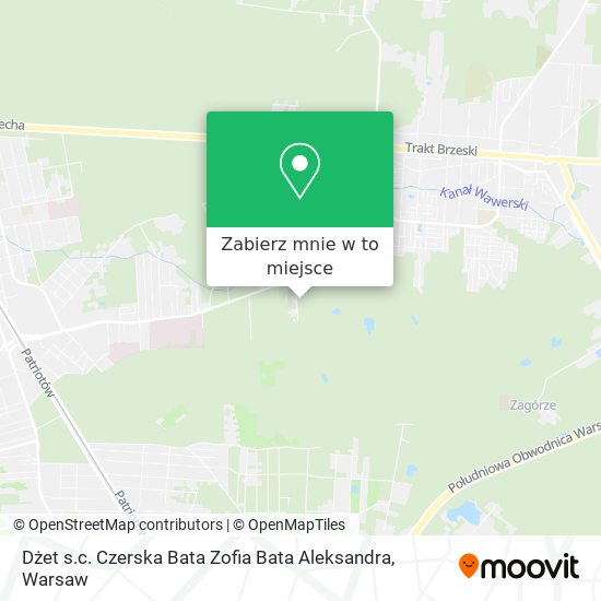 Mapa Dżet s.c. Czerska Bata Zofia Bata Aleksandra