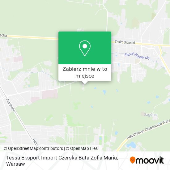 Mapa Tessa Eksport Import Czerska Bata Zofia Maria