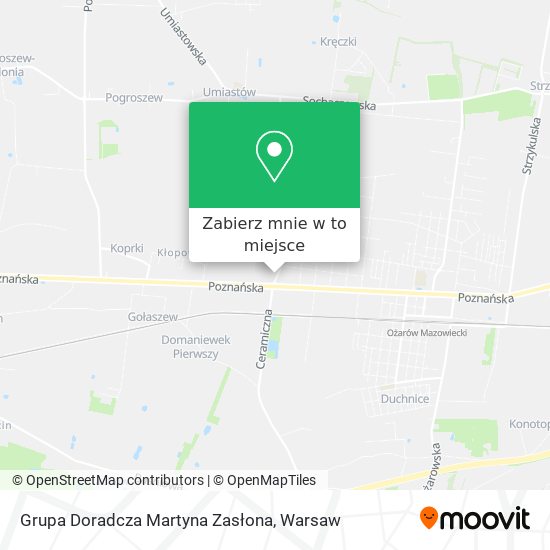 Mapa Grupa Doradcza Martyna Zasłona