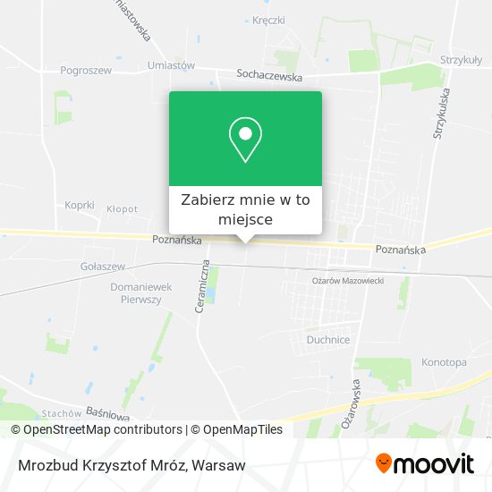 Mapa Mrozbud Krzysztof Mróz