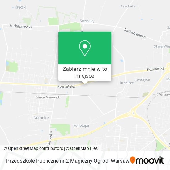 Mapa Przedszkole Publiczne nr 2 Magiczny Ogród