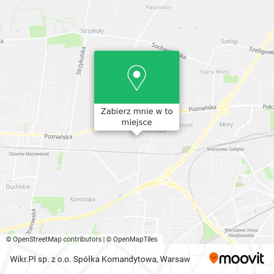 Mapa Wikr.Pl sp. z o.o. Spółka Komandytowa