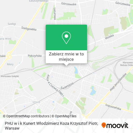 Mapa PHU w i k Kunert Włodzimierz Koza Krzysztof Piotr