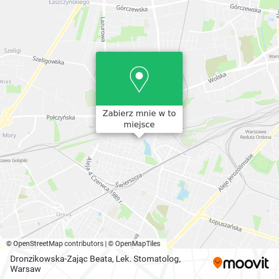 Mapa Dronzikowska-Zając Beata, Lek. Stomatolog