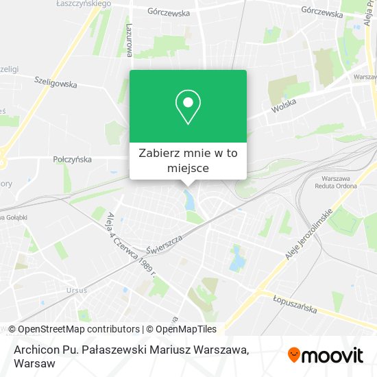 Mapa Archicon Pu. Pałaszewski Mariusz Warszawa