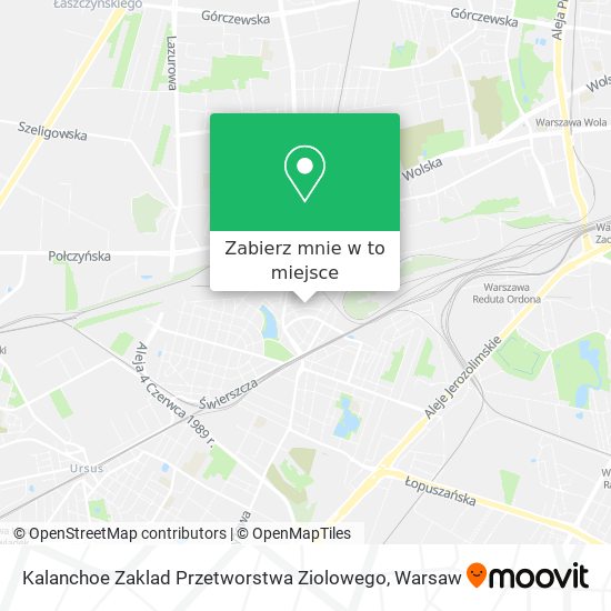 Mapa Kalanchoe Zaklad Przetworstwa Ziolowego