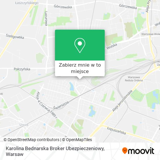 Mapa Karolina Bednarska Broker Ubezpieczeniowy