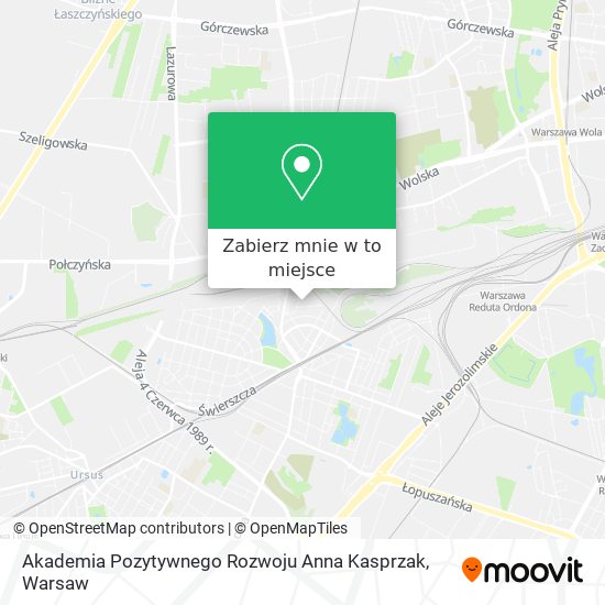 Mapa Akademia Pozytywnego Rozwoju Anna Kasprzak