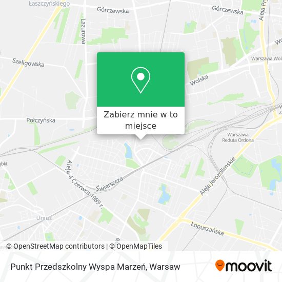 Mapa Punkt Przedszkolny Wyspa Marzeń