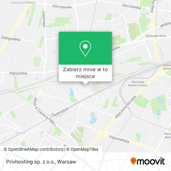 Mapa Privhosting sp. z o.o.