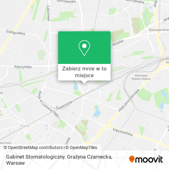 Mapa Gabinet Stomatologiczny. Grażyna Czarnecka