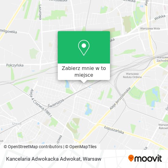 Mapa Kancelaria Adwokacka Adwokat