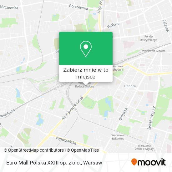 Mapa Euro Mall Polska XXIII sp. z o.o.