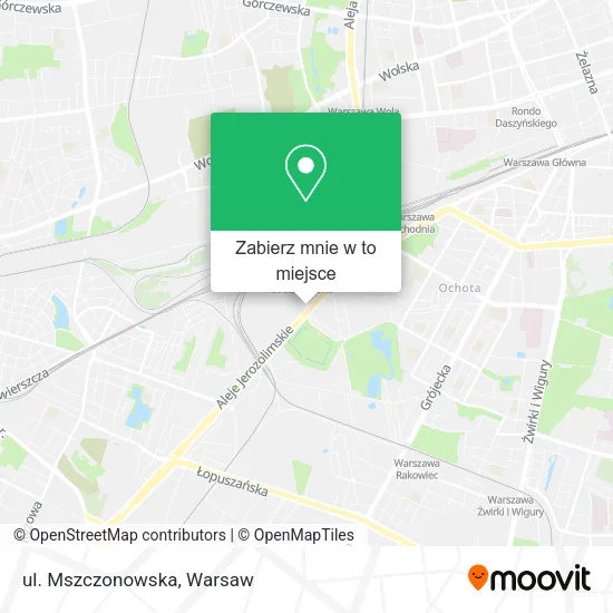 Mapa ul. Mszczonowska