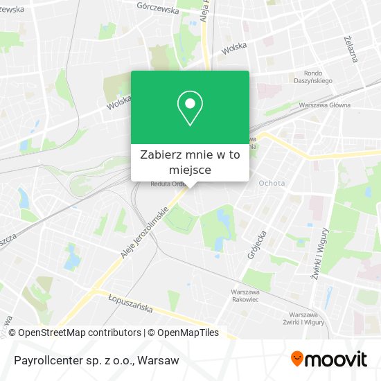 Mapa Payrollcenter sp. z o.o.