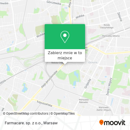 Mapa Farmacare. sp. z o.o.