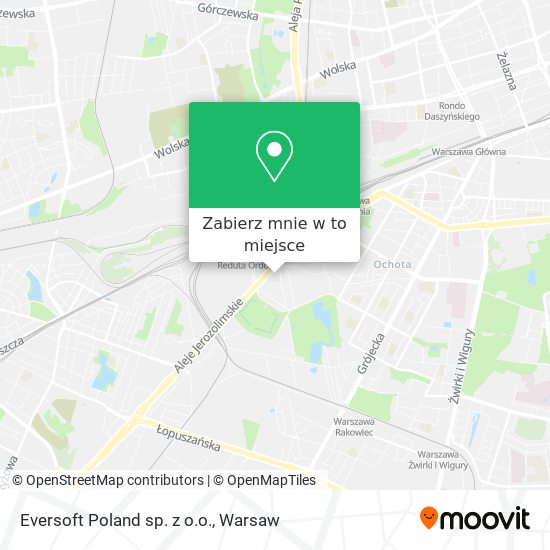 Mapa Eversoft Poland sp. z o.o.