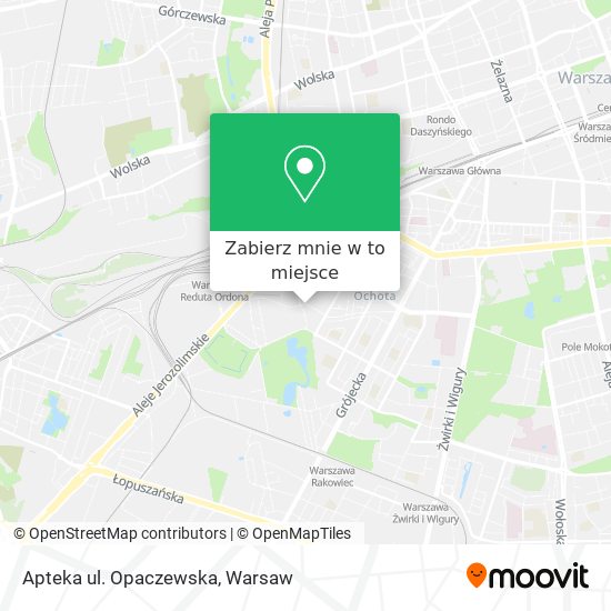 Mapa Apteka ul. Opaczewska