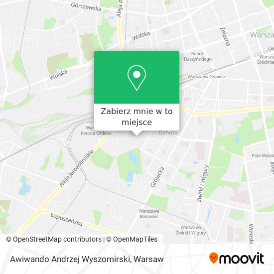 Mapa Awiwando Andrzej Wyszomirski