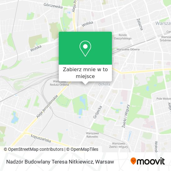 Mapa Nadzór Budowlany Teresa Nitkiewicz