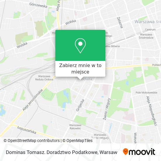 Mapa Dominas Tomasz. Doradztwo Podatkowe